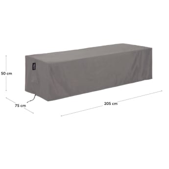 Iria protective cover for outdoor loungers max. 75 x 205 cm - sizes