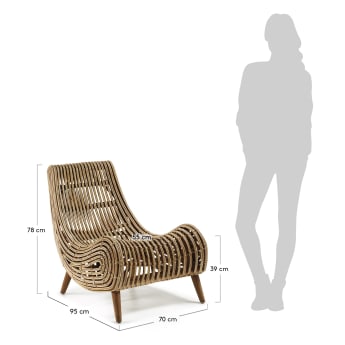 Tika armchair - sizes