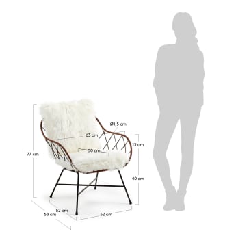 Claren armchair - sizes