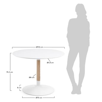 Trick table Ø 110 cm - sizes