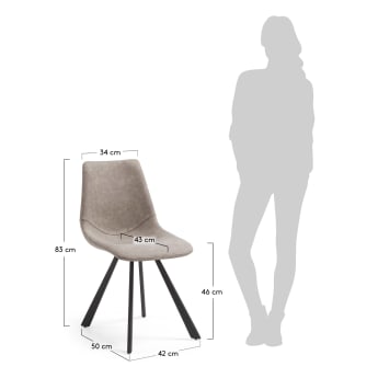 Alve chair beige - sizes
