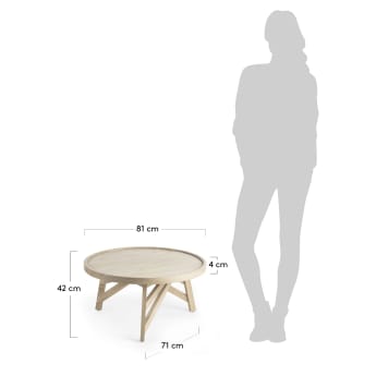 Tenda coffee table Ø 81 cm - sizes