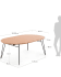 Extendable table Novac Ø 120 (200) cm