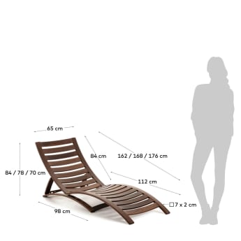 Lucien natural lounger - sizes