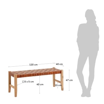 Calixta bench 120 cm - sizes