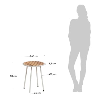 Robyn side table Ø 40 cm - sizes