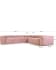 Blok 5 seater corner sofa in pink wide-seam corduroy,  320 x 290 cm