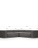 Sofà raconer Blok 4 places pana gruixuda gris 290 x 290 cm