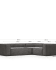 Sofá rinconero Blok 3 plazas pana gruesa gris 290 x 230 cm