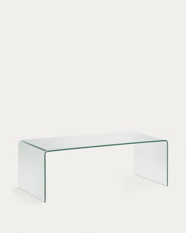 Mesa de centro Burano de vidro 110 x 50 cm