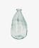 Vase Brenna transparent moyen format en verre 100% recyclé