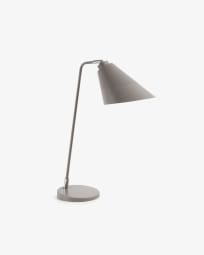 Tipir table lamp in steel with grey finish UK adapter