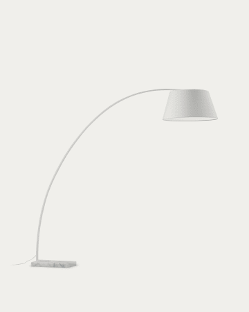 Lampadaire Juhe, blanc