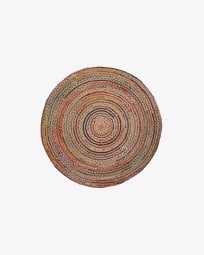 Saht carpet Ø 100 cm multicolor