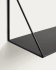 Τριγωνικό ράφι Teg, ατσάλι σε μαύρο φινίρισμα, 40 x 20 εκ