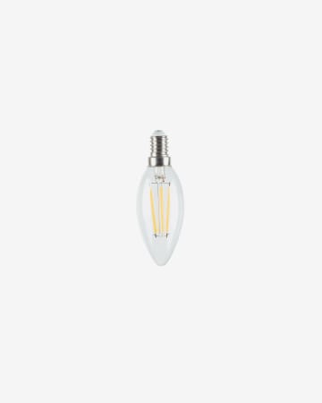 Lampadina LED Bulb E14 da 4W e 35 mm luce calda