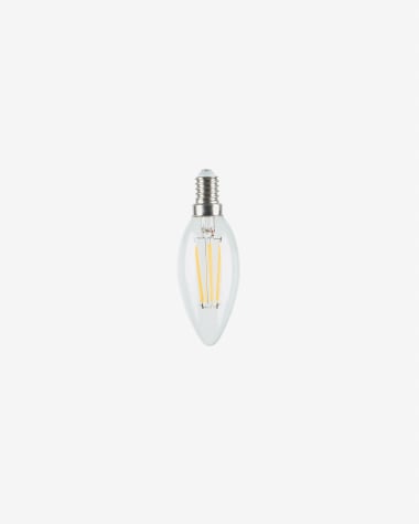 Lâmpada LED Bulb E14 de 4W e 35 mm luz quente