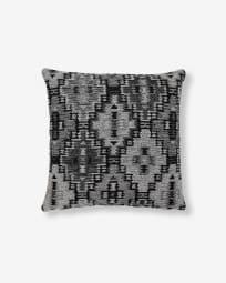 Nazca cushion cover 45 x 45 cm dark grey