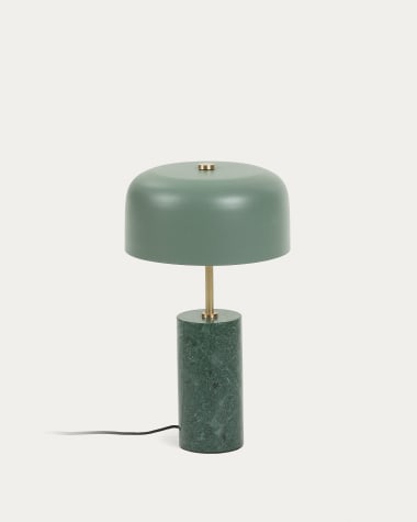 Videl table lamp in metal and marble