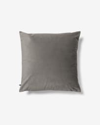 Lita cushion cover 45 x 45 cm grey velvet
