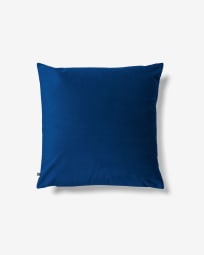Lita cushion cover 45 x 45 cm blue velvet
