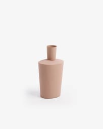 Vase Fernell metal pink