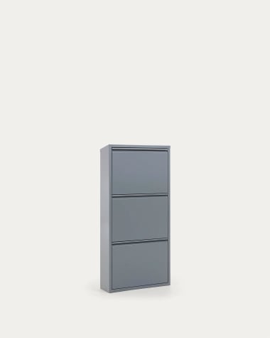 Sapateira Ode 50 x 103 cm 3 portas cinzento