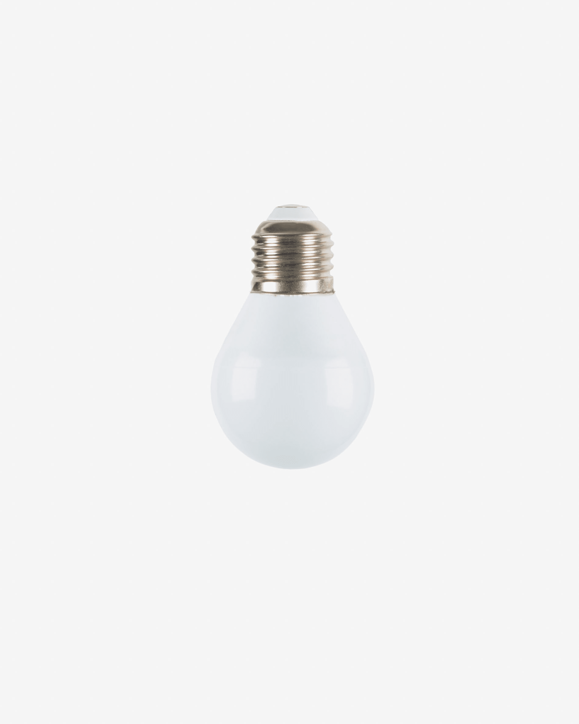 Ampoule LED de couleur, 1 watt, jaune, Ø45 