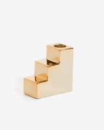 Anteia candle holder in gold