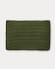 Coussin Blok en velours côtelé grosses côtes vert 40 x 60 cm