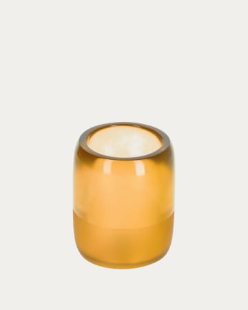 Maive yellow toothbrush holder