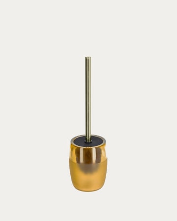 Maive yellow toilet brush