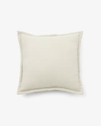 Lisette cushion cover 45 x 45 cm in white