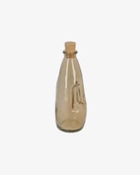 Botella Rohan de vidrio marrón 100% reciclado
