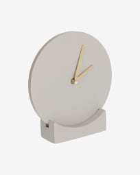 Tahiel grey clock, 19,9 cm