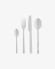 Crisps 16-piece cutlery set silver