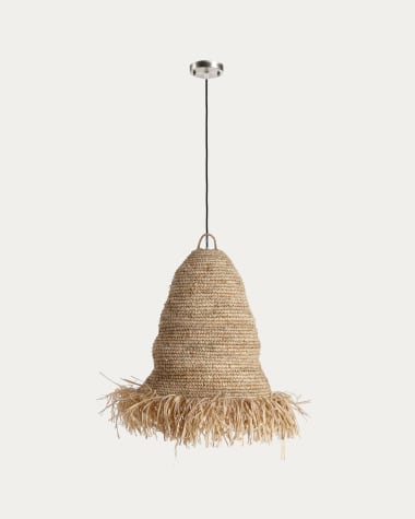Shianne ceiling lamp shade made from natural fibres