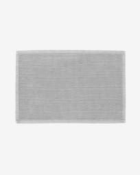 Miekki bath mat light grey