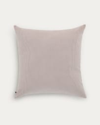 Pink corduroy Namie cushion cover 60 x 60 cm