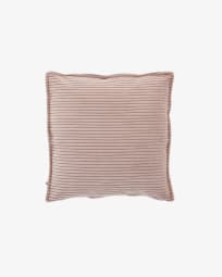 Wilma cushion cover in pink wide seam corduroy, 45 x 45 cm