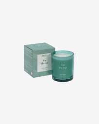 On the top aromatic candle