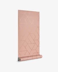 Gea pink and gold wallpaper, 10 x 0.53 m FSC MIX Credit