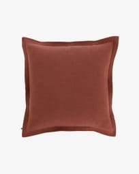 Maelina cushion cover in maroon, 60 x 60 cm