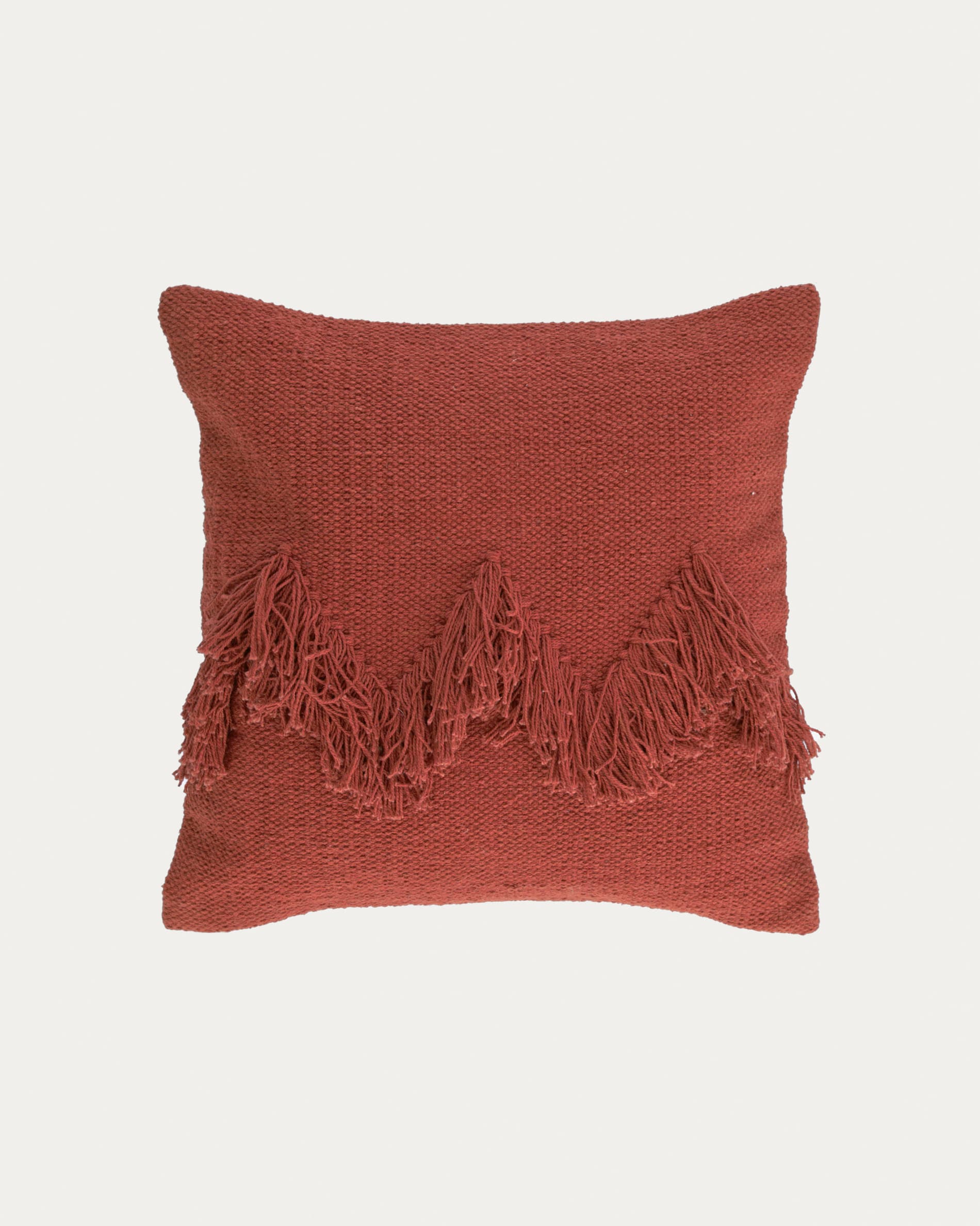 Funda cojín redondo Fresia 100% algodón rosa Ø 45 cm | Kave Home