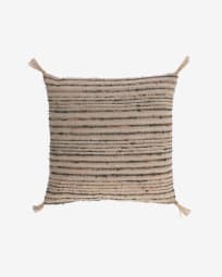 Briksa cotton and silk cushion cover multi-colour 45 x 45 cm