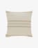 Sydelle cushion cover in white with beige stripes, 60 x 60 cm