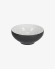 Small Sadashi porcelain bowl in black and white