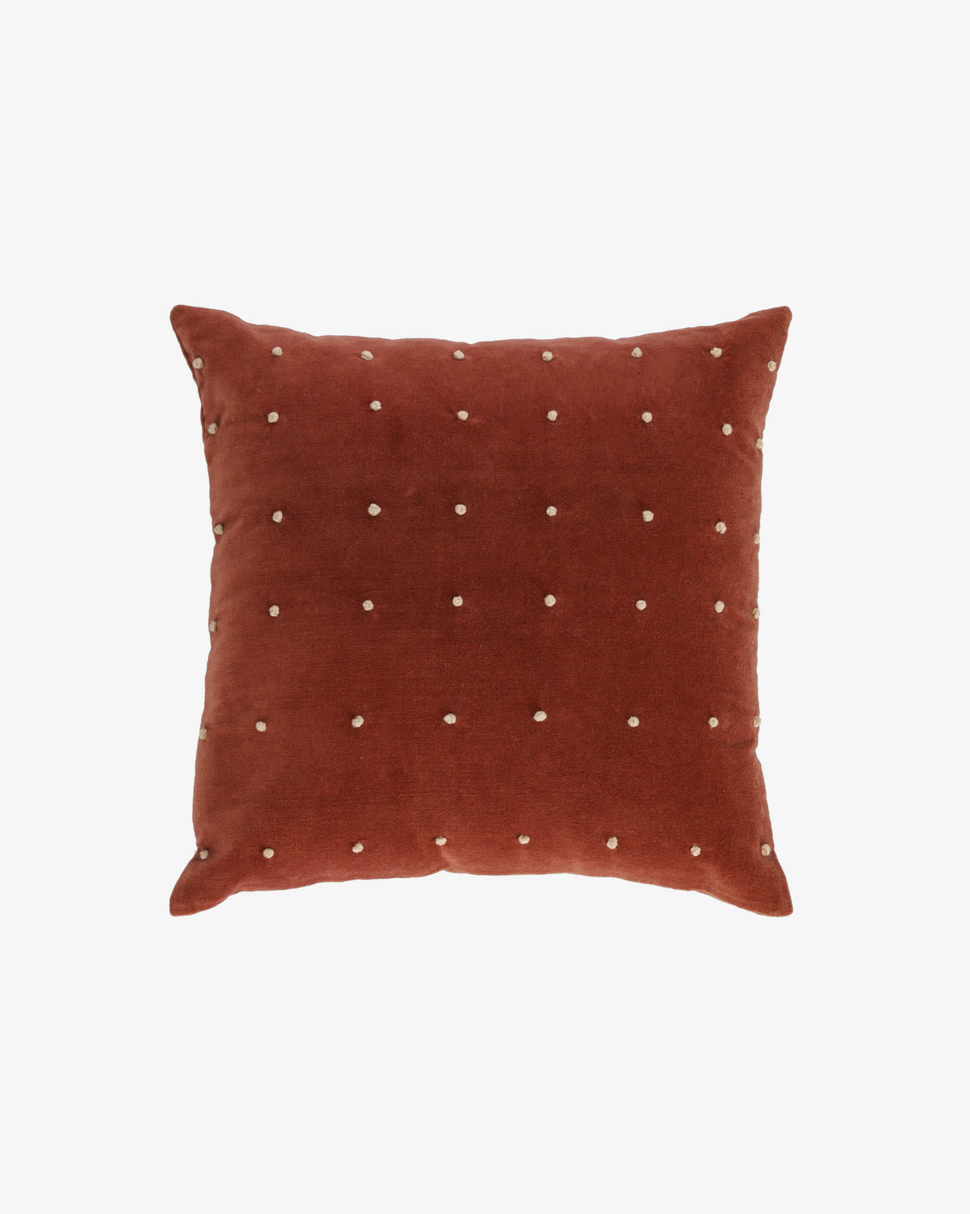 Aines maroon corduroy cushion cover 45 x 45 cm | Kave Home