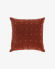 Aines maroon corduroy cushion cover 45 x 45 cm