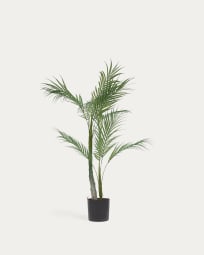 Palmera Kunstpflanze mit Topf schwarz 70 cm